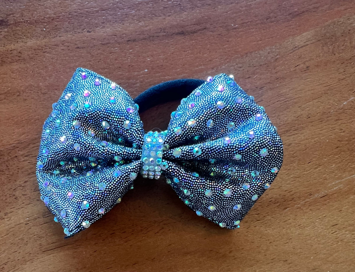 Bedazzled hair bow medium