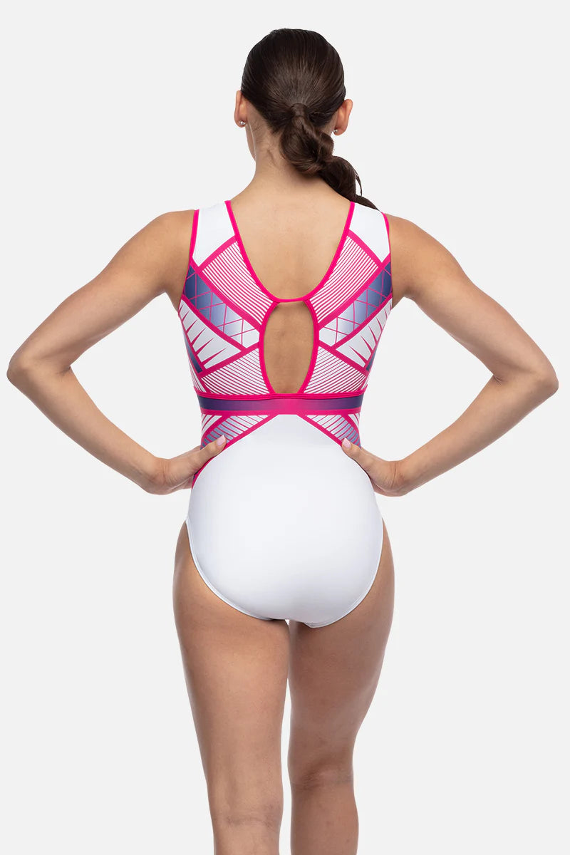 Equinox White Leotard