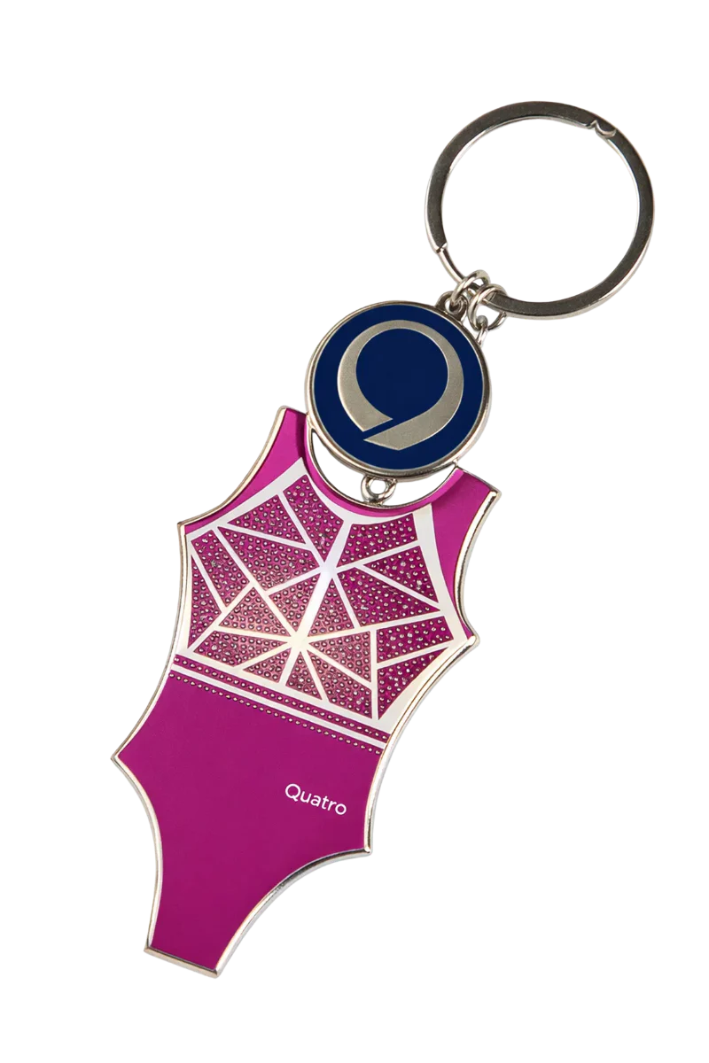 Quatro Geode Keyring