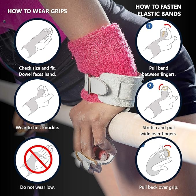 US GLOVE Women's INTEGRITY (RKO) Uneven Bars Buckle